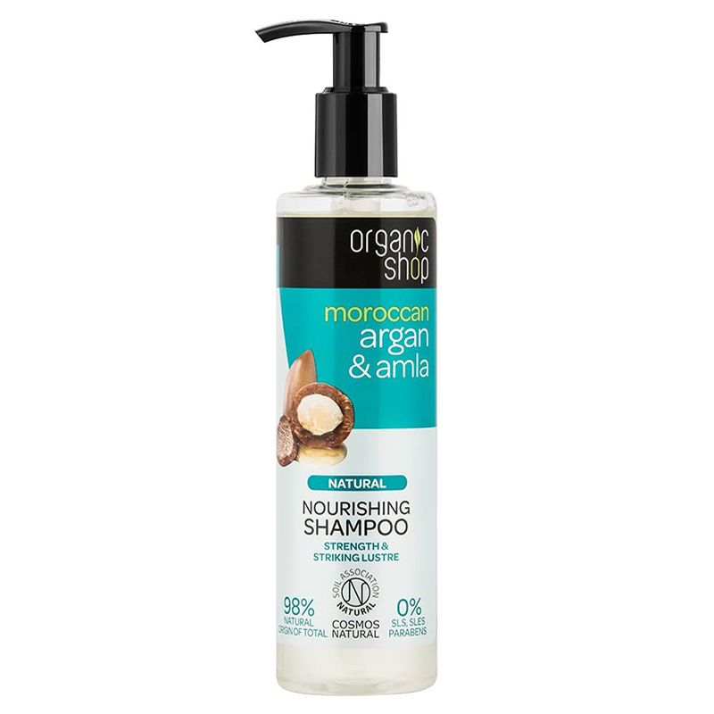 Organic Shop - Nourishing Moroccan Argan & Amla Shampoo 280ml