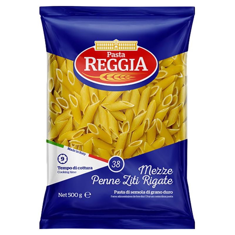 Reggia - Penne Ziti Regate Pasta 500g