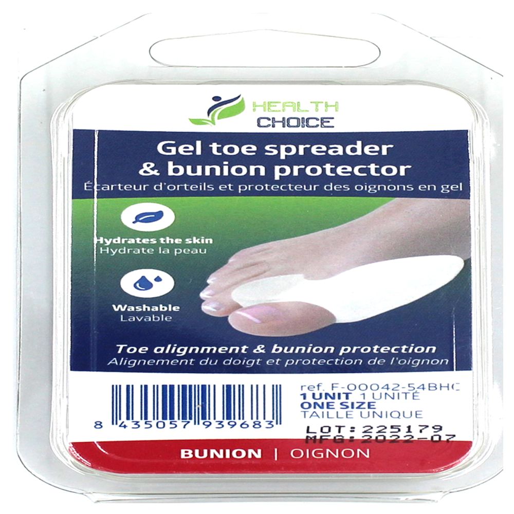 Health Choice - Gel Silicone Bunion Corrector Toe Protector