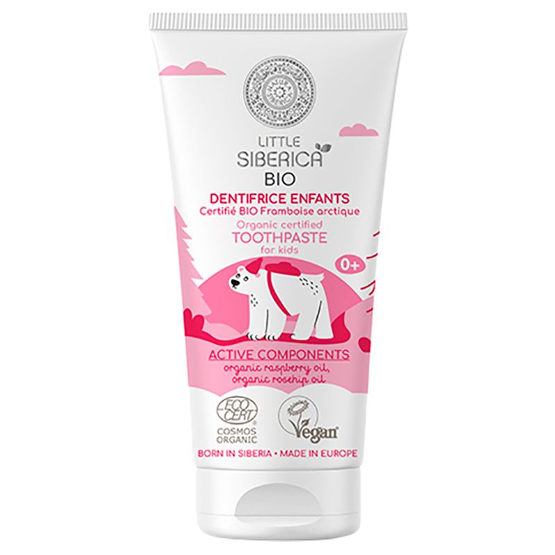 Little Siberica - Kids Organic Toothpaste - Raspberry - 60ml