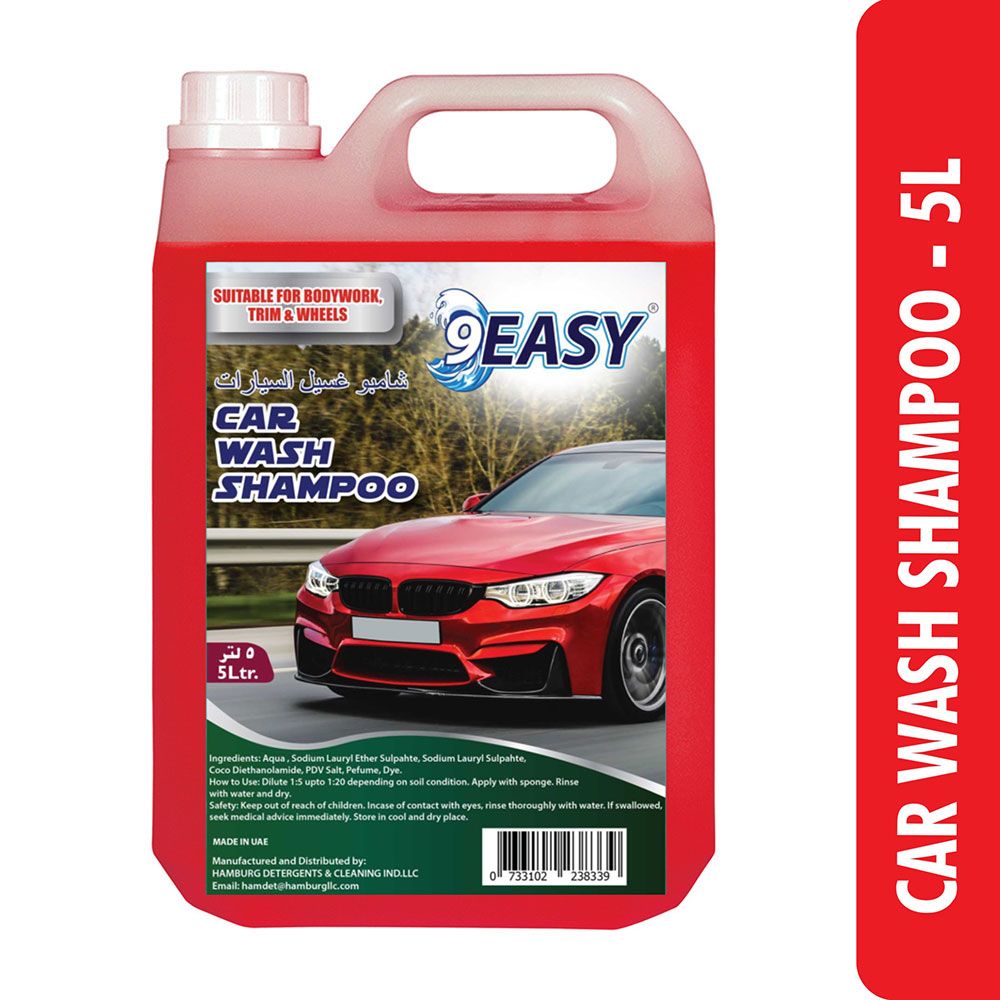 9EASY - Car Shampoo 5L - Red