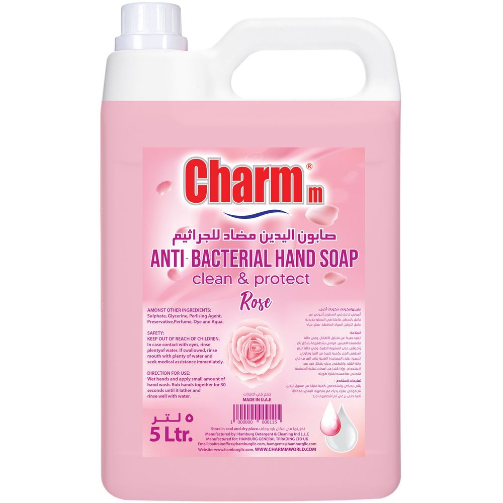 Charmm - Antibacterial Hand Wash Rose 5L