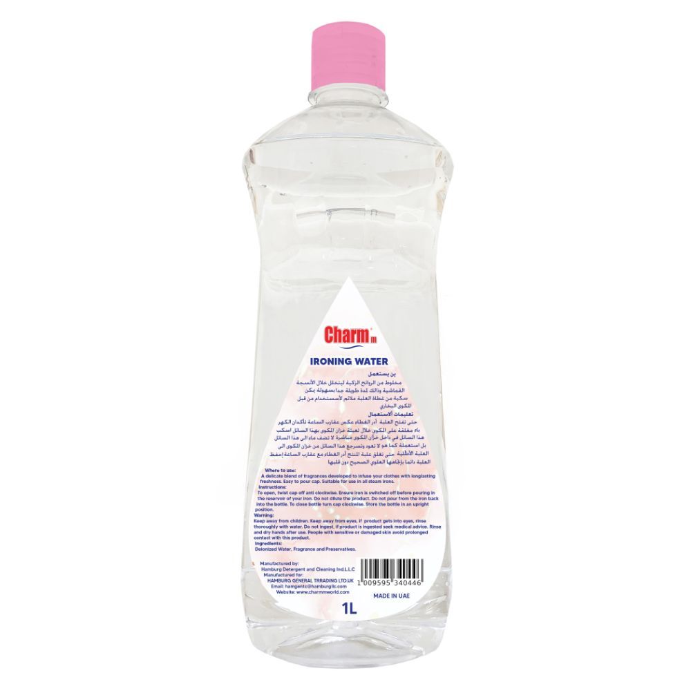 Charmm - Ironing Water - Rose 1L