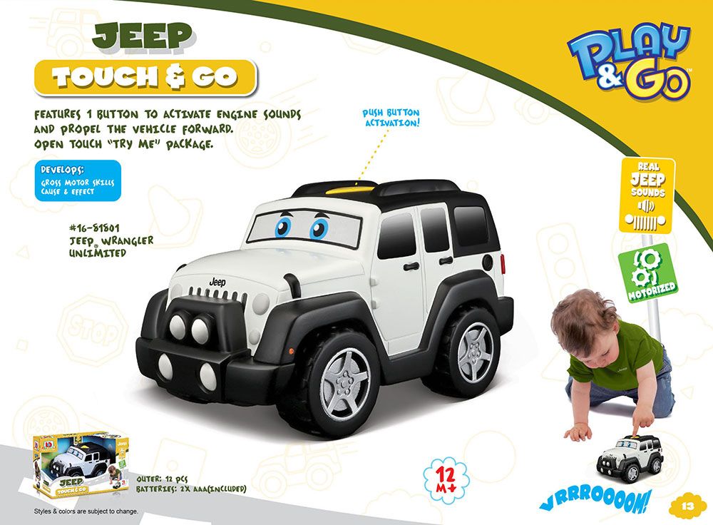 BB Junior - Jeep Touch & Go Jeep Wrangler - White