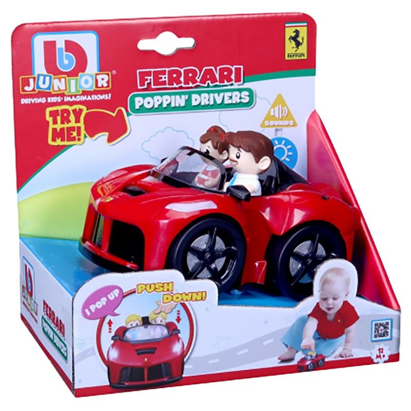 BB Junior - Ferrari Poppin Driver Car - Assorted 1pc