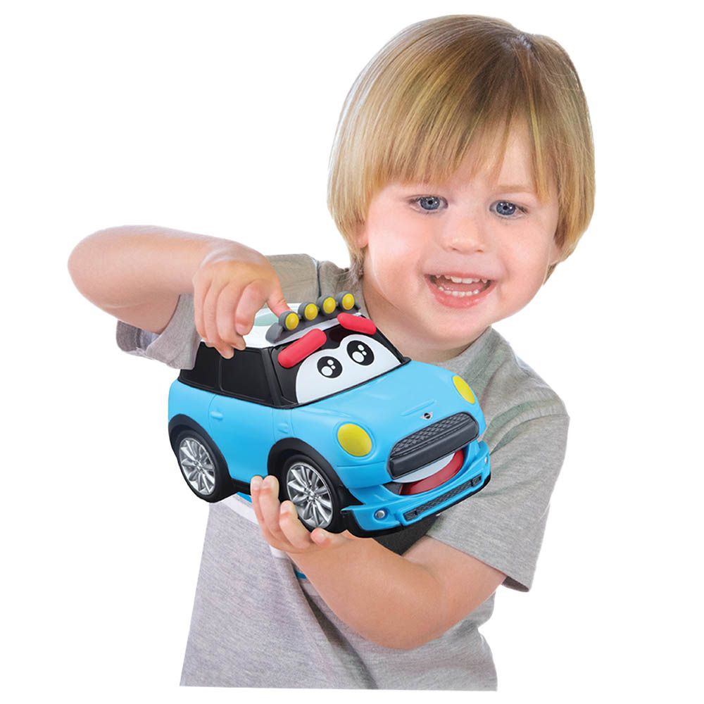 BB Junior - Mini Cooper Laugh & Play Car - Blue