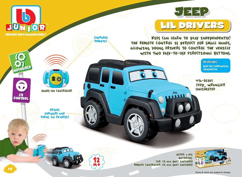 BB Junior - Jeep Lil Drivers Jeep Wrangler - Blue