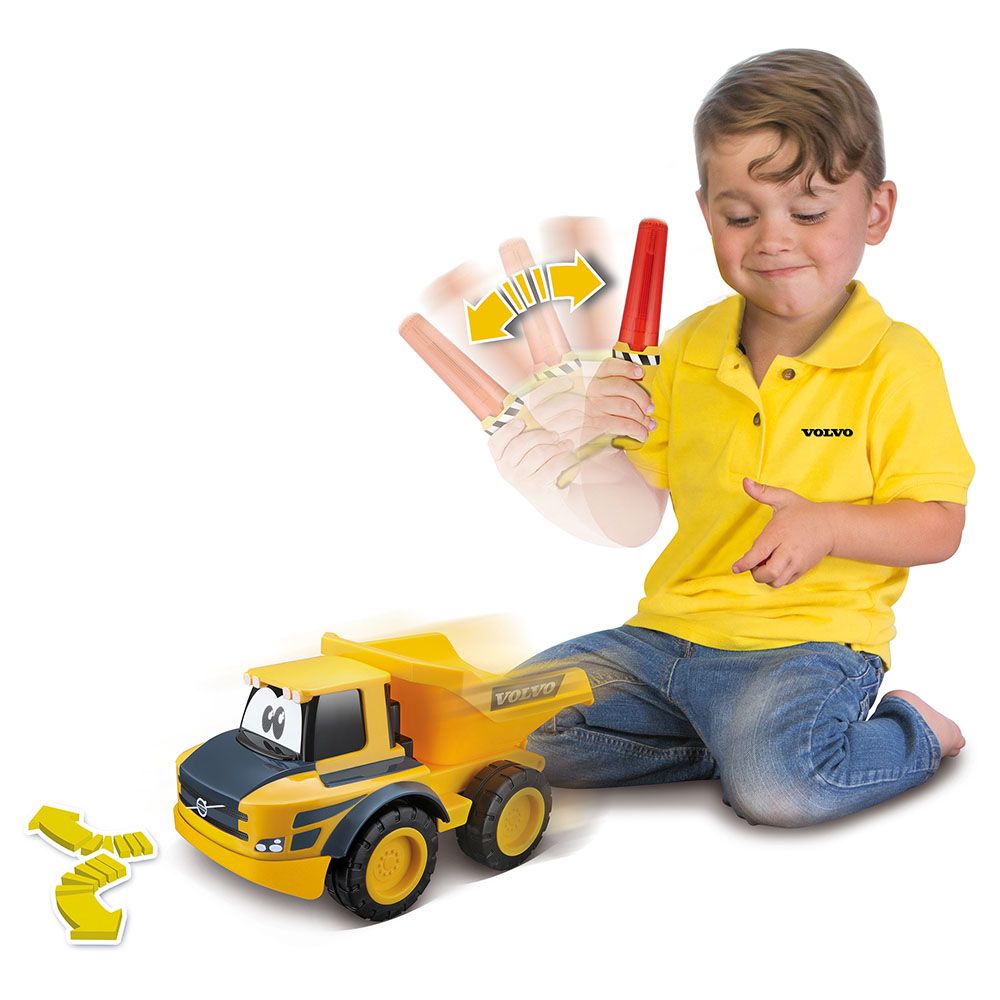 BB Junior - Volvo My First RC Dump Truck - Yellow