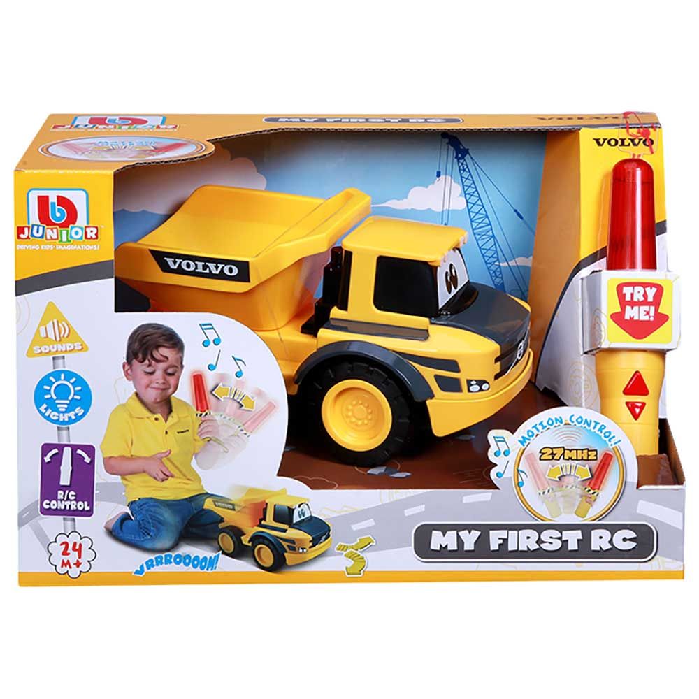 BB Junior - Volvo My First RC Dump Truck - Yellow