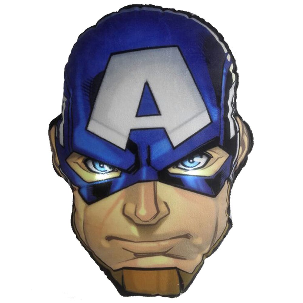 Marvel - Captain America Head Shaped Cushion With LED