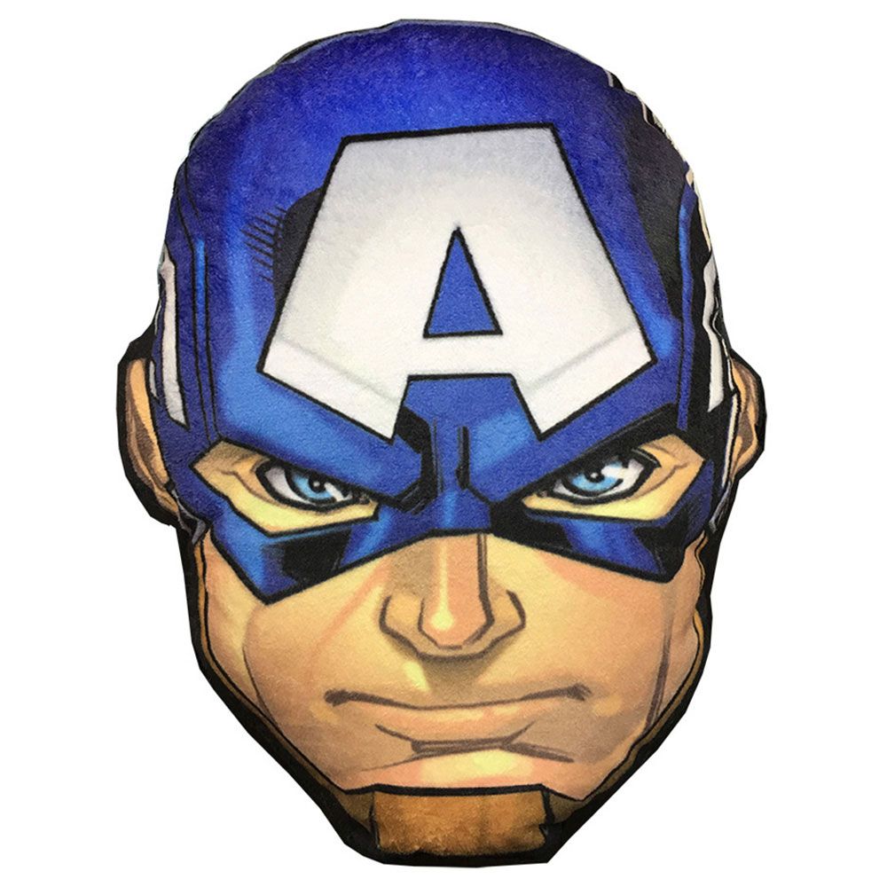 Marvel - Captain America Head Shaped Cushion With LED