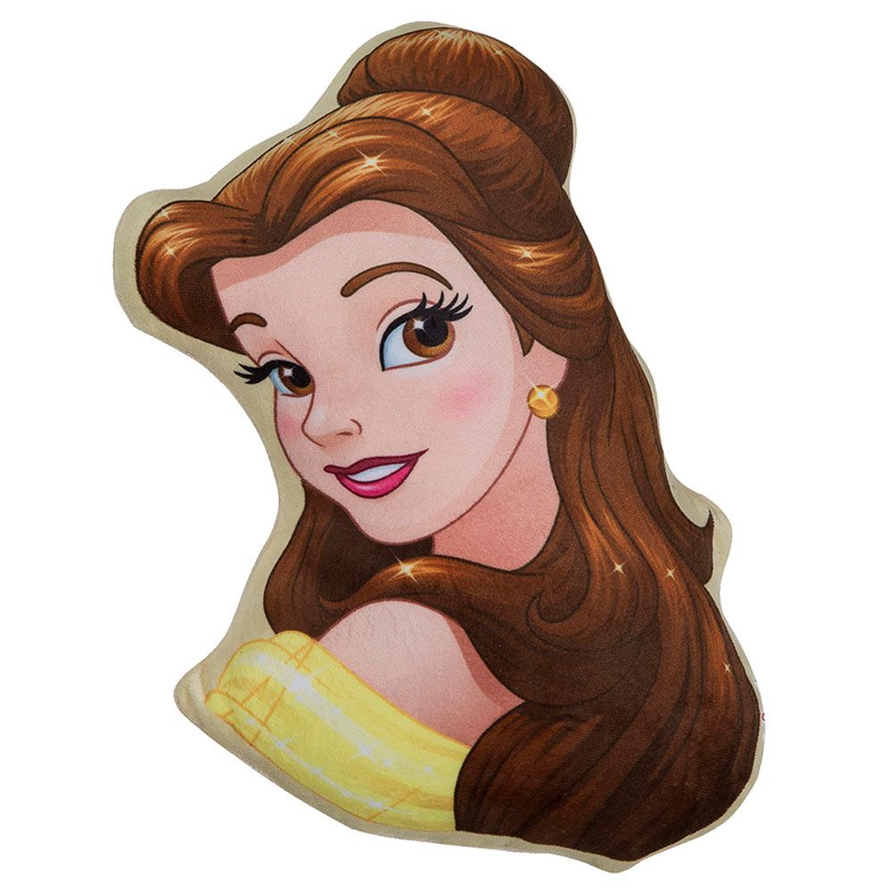 Disney - Belle Head Shape Cushion With LED Lightning