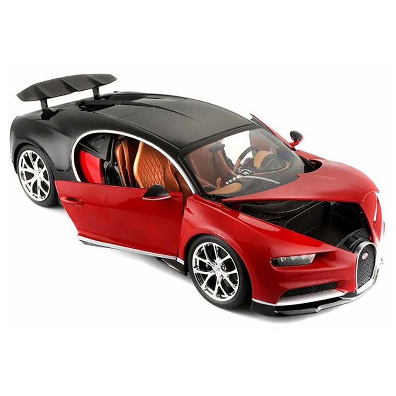 Bburago - 1/18 Bugatti Chiron Diecast Toy Car - Red