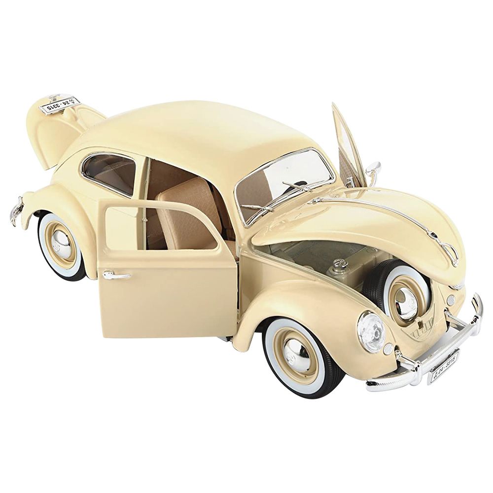 Bburago - 1/18 Volkswagen Kafer Beetle 1955 Diecast Toy Car - Cement