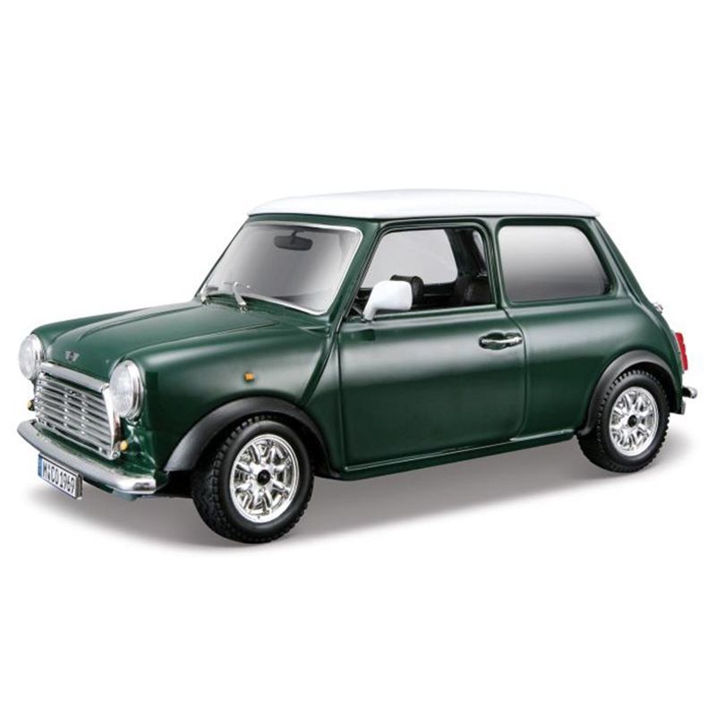 Bburago - 1/18 Mini Cooper 1969 Diecast Toy Car - Green