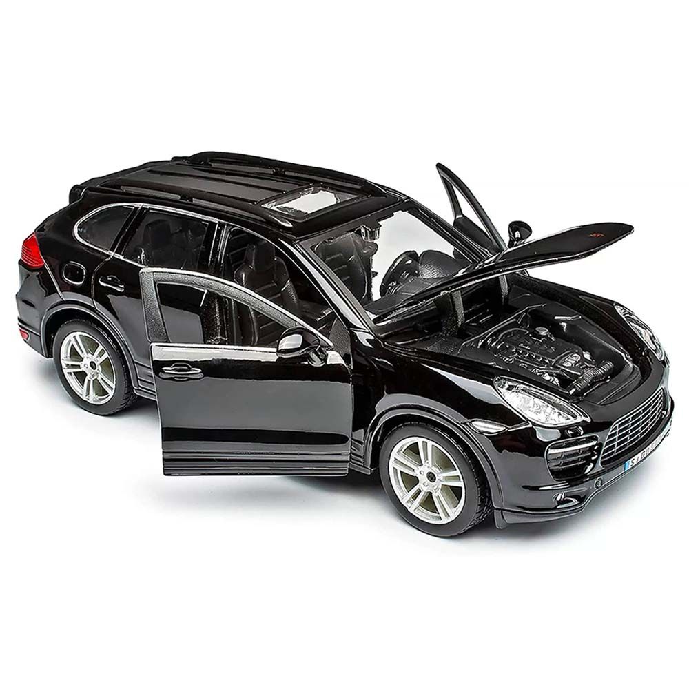 Bburago - 1/24 Porsche Cayenne Turbo Diecast Toy Car - Black