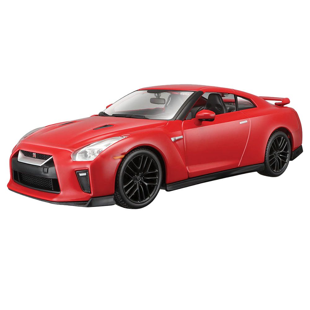 Bburago Nissan 1:24 GT-R Metallic Diecast Car Model - Red