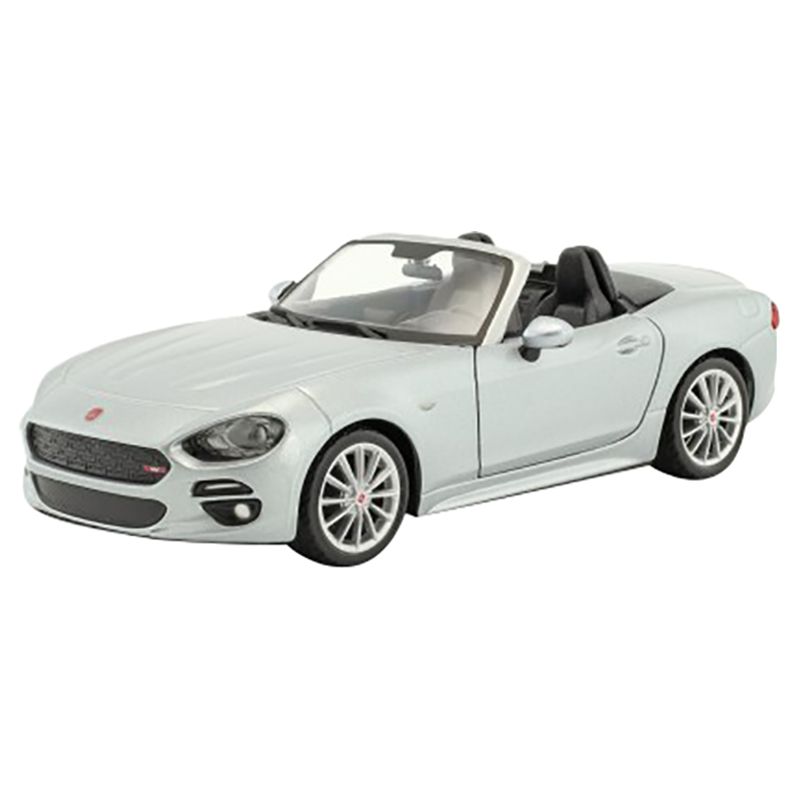 Bburago - 1/24 Fiat 124 Spider Diecast Toy Car - Silver