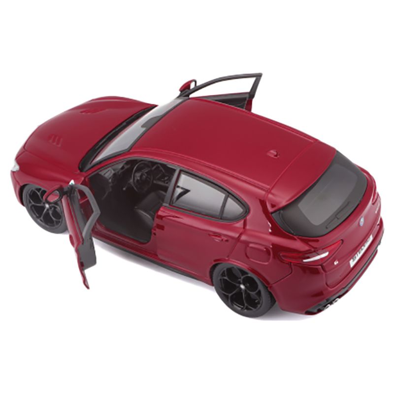 Bburago - 1/24 Alfa Romeo Stelvio Diecast Toy Car - Red