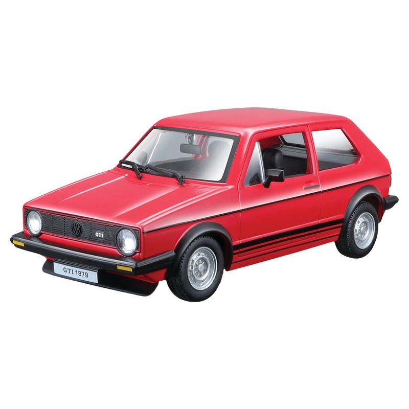 ببوراغو - لعبة سيارة فولكس فاجن غولف MK1 GTI 1979 دايكاست - 1/24 - أحمر