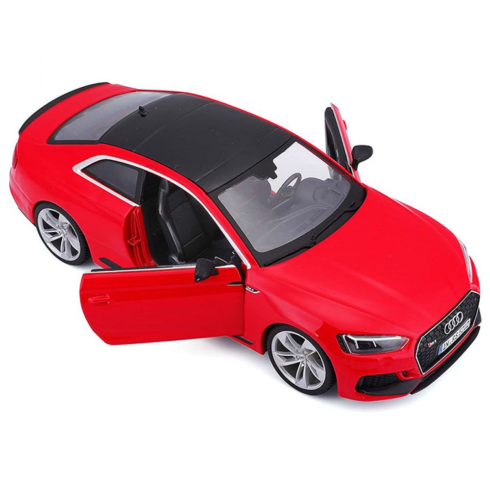 Bburago - 1/24 Audi RS 5 Coupe 2019 Diecast Toy Car - Red