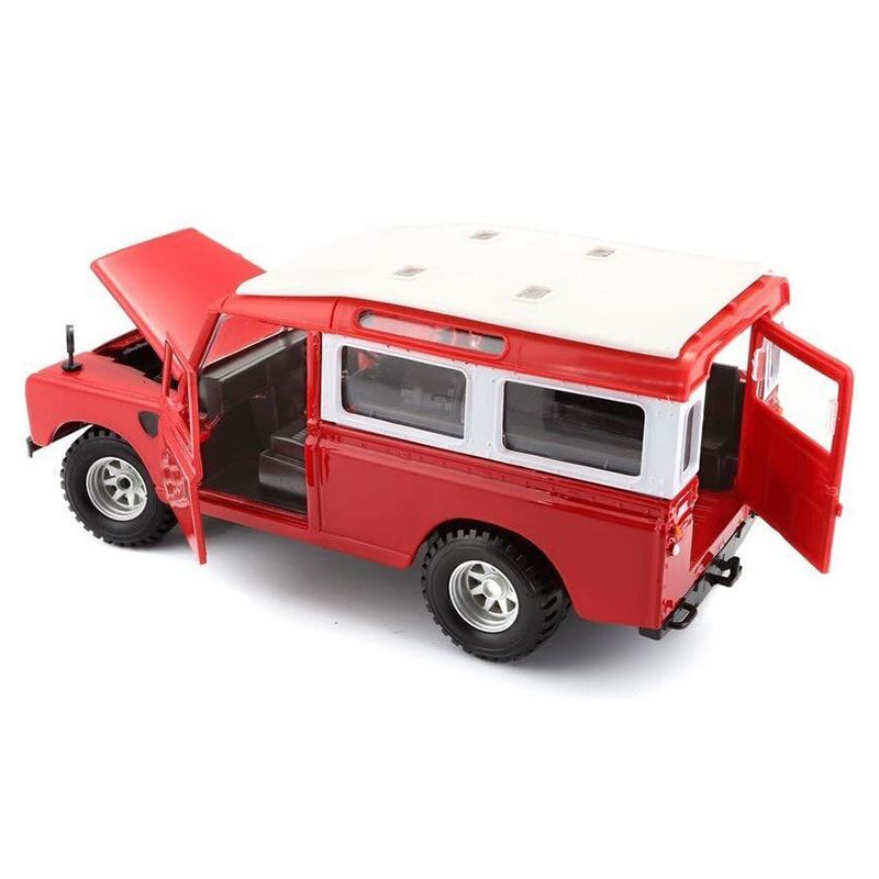 Bburago - 1/24 Land Rover Diecast Toy Car - Red