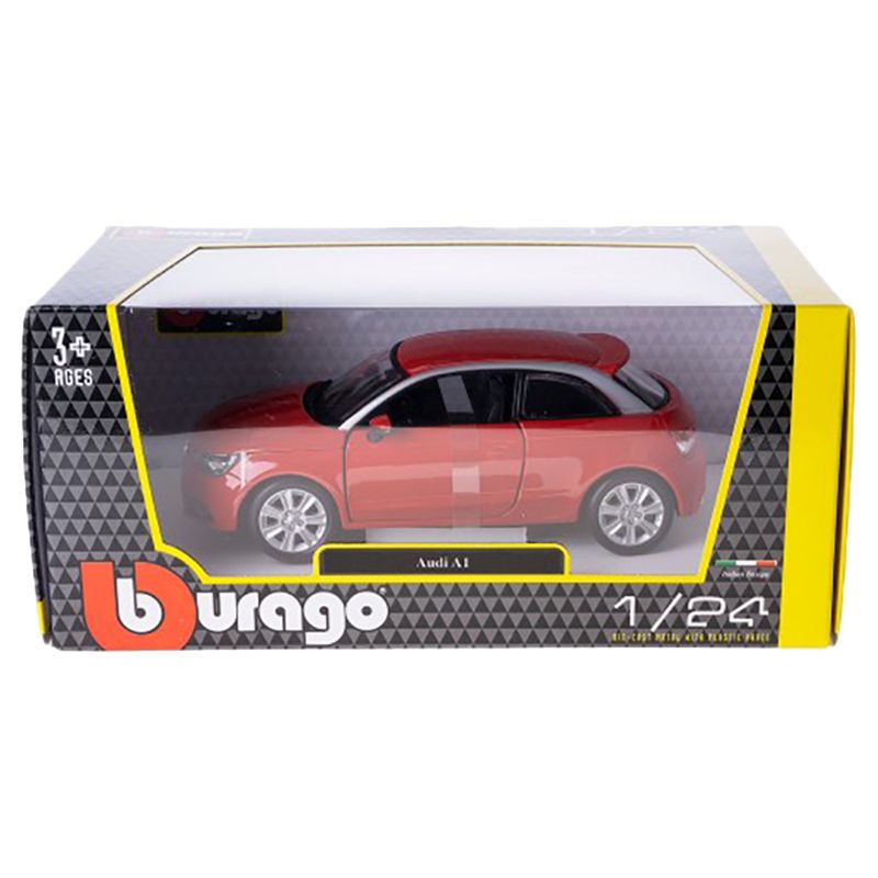 Bburago - 1/24 Audi A1 Diecast Toy Car - Red