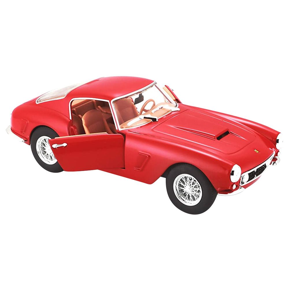 Bburago - 1/24 Ferrari Race & Play Ferrari 250 GT Berlinetta Passo Corto Diecast Car - Red