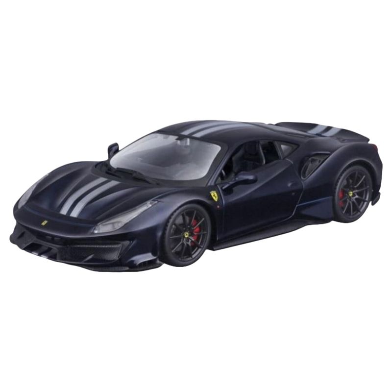 Bburago - 1/24 Ferrari Race & Play 488 Pista Diecast Toy Car - Blue