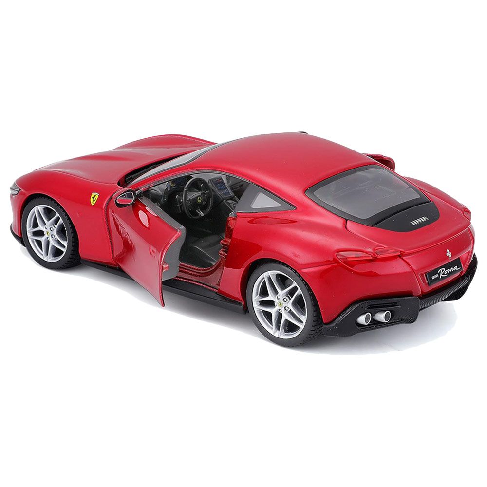 Bburago - 1/24 Ferrari Race And Play Ferrari Roma Diecast Toy Car - Red