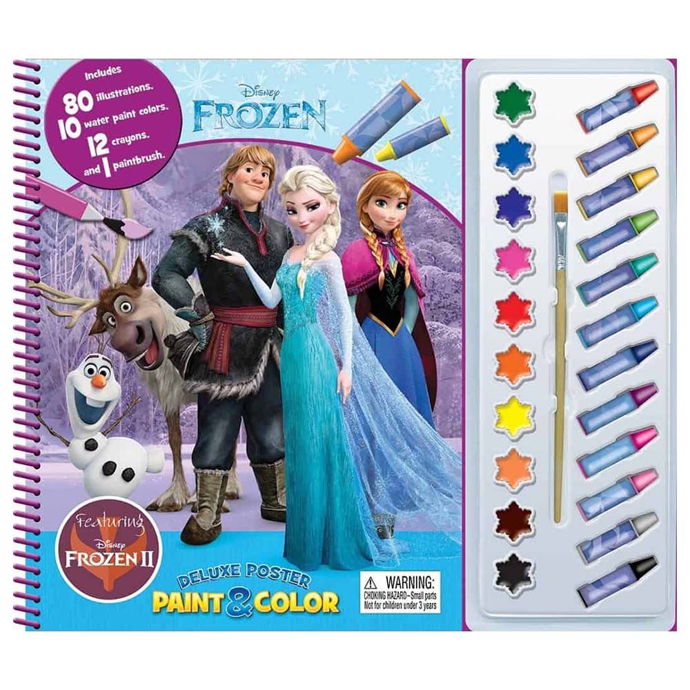 كتاب تلوين اللوحات Disney Frozen Deluxe 