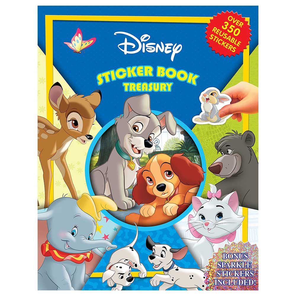 كتاب الملصقات Disney Animals - Sticker Book Treasury