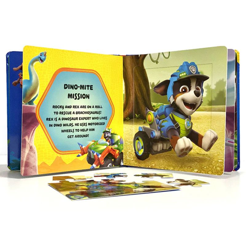 كتاب بازل Nick Paw Patrol Dino Rescue My First Puzzle Book