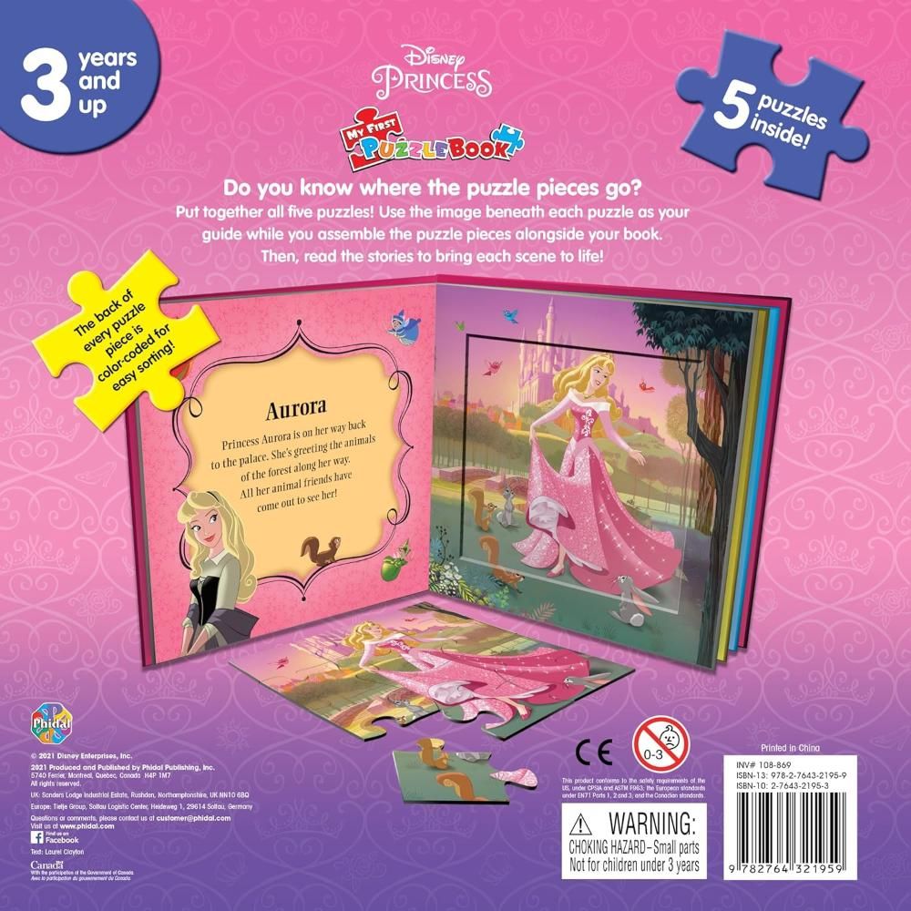 كتاب بازل Disney Princess - My First Puzzle Book