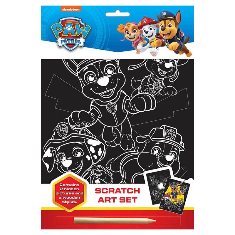 Paw Patrol Scratch Art Set