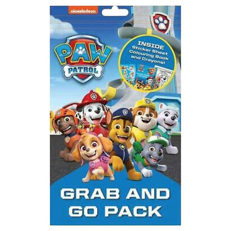 مجموعة التلوين والملصقات Paw Patrol Grab And Go Pack