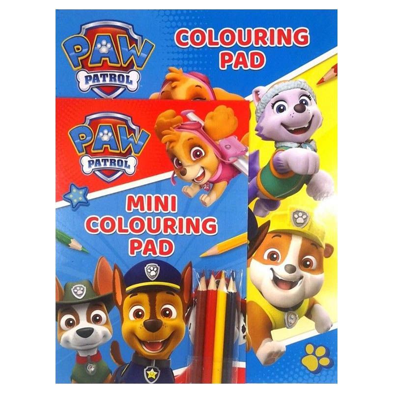 Paw Patrol Colouring Play Pack