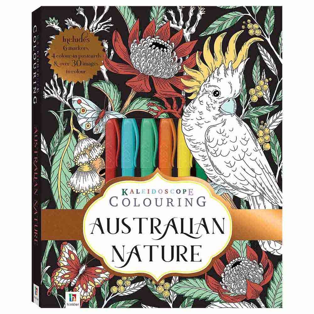 Hinkler - Kaleidoscope Colouring Kit Australian Nature