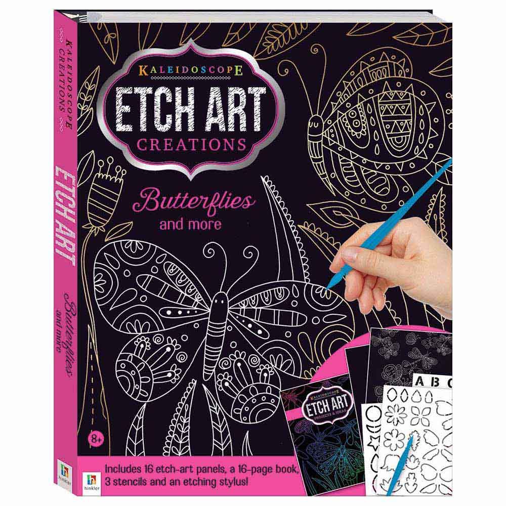 Hinkler - Kaleidoscope Etch Art Creations Butterflies & More