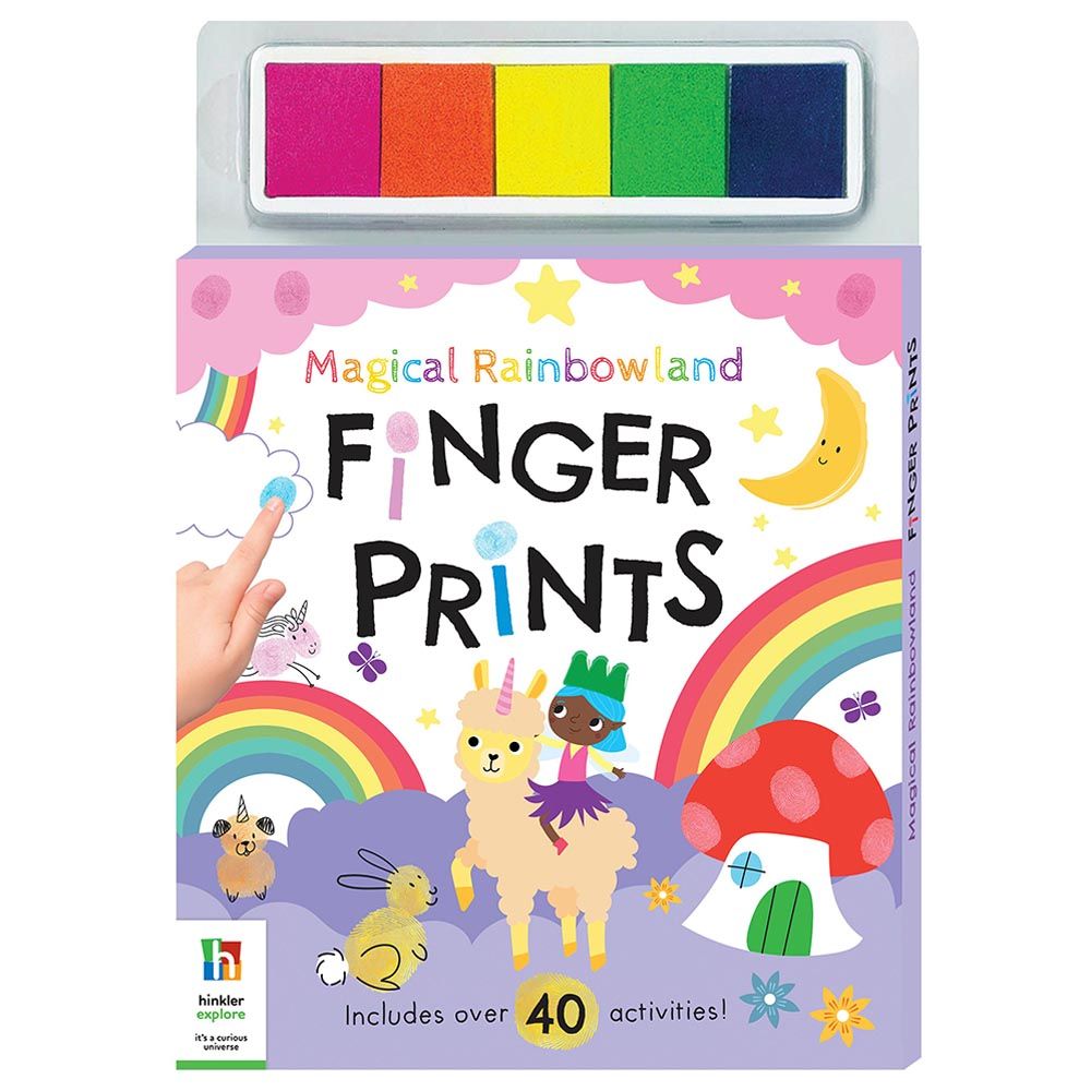 Hinkler - Magical Rainbow Land Finger Prints