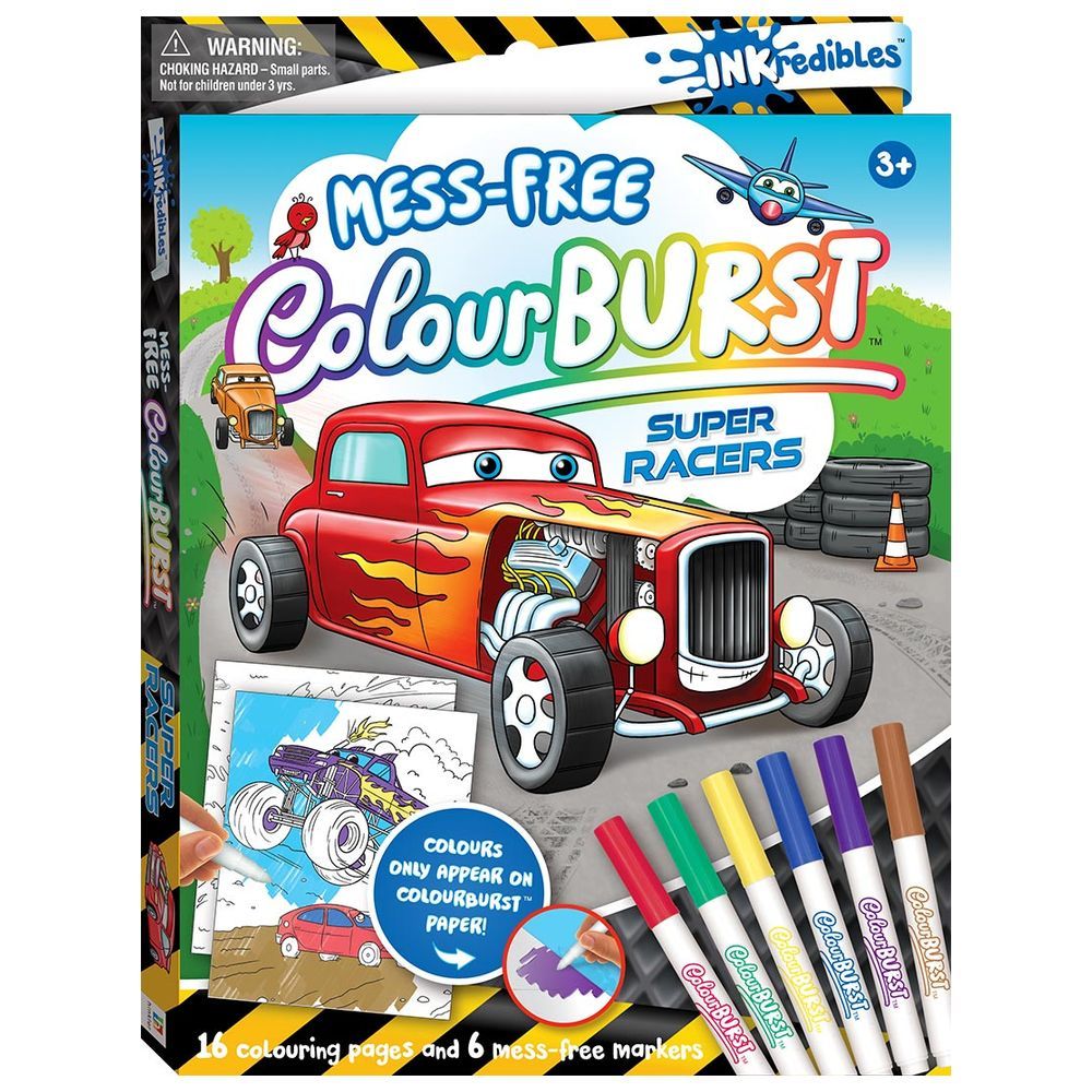 كتاب Inkredibles: Super Racers Colour Burst