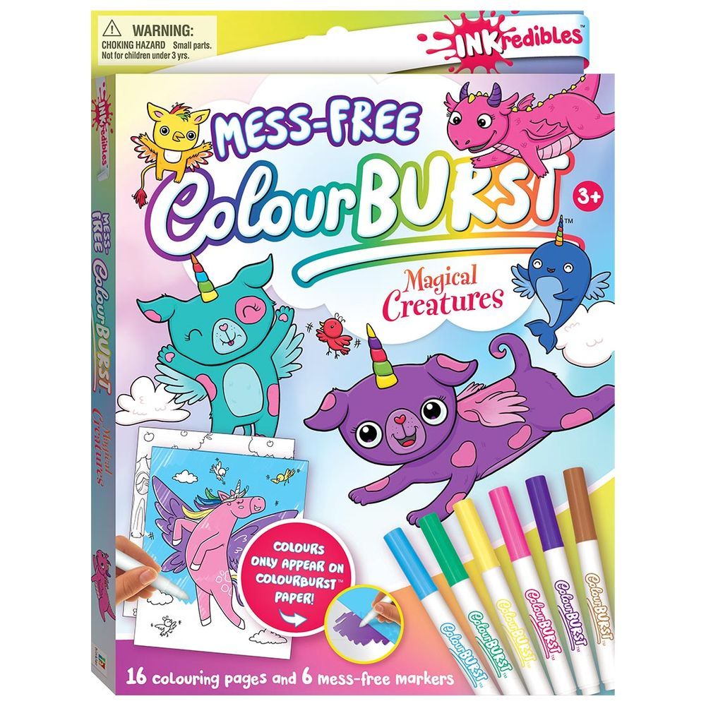 كتاب Inkredibles: Magical Creatures Colour Burst