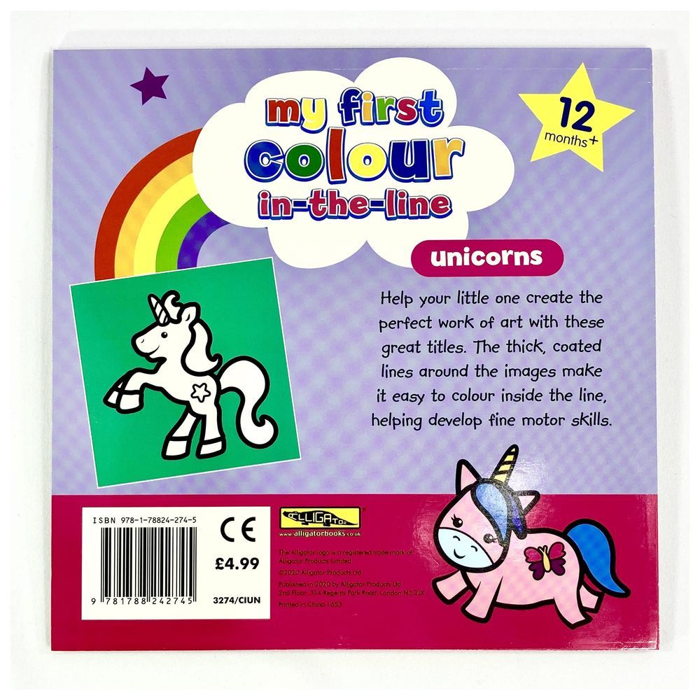 كتاب My 1st Colour-In-The-Line Unicorns