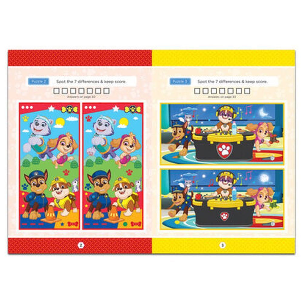 كتاب Paw Patrol Spot The Difference