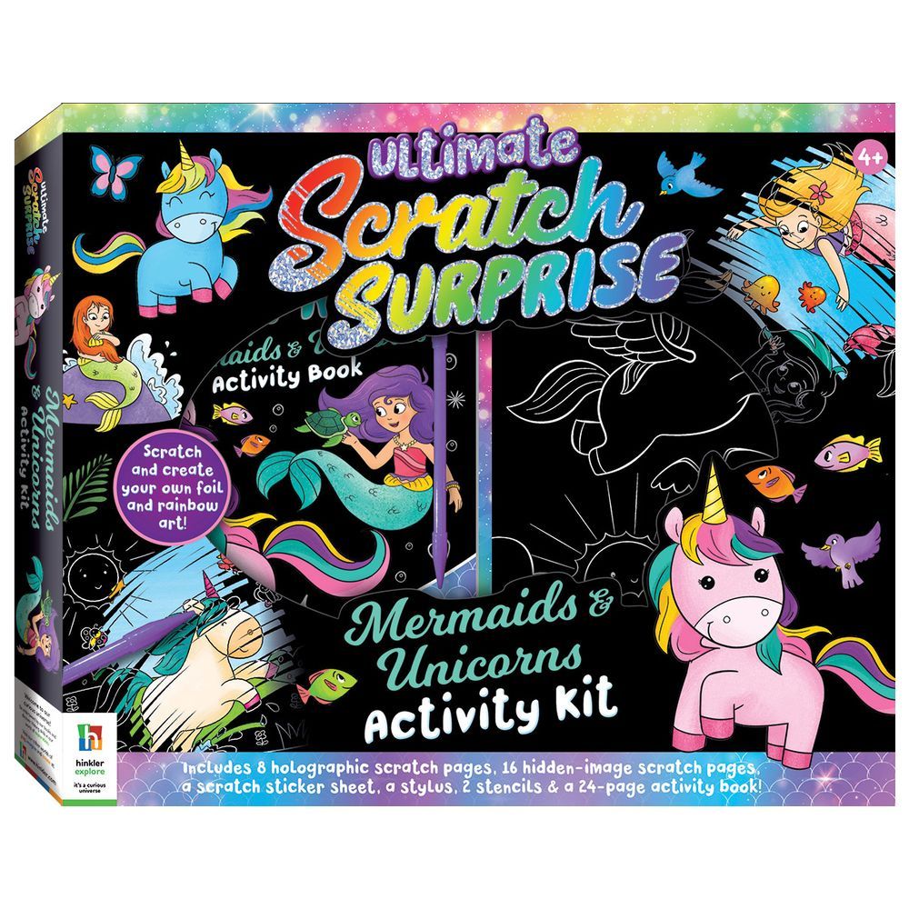 Ultimate Scratch Surprise Mermaids & Unicorns Activity Kit