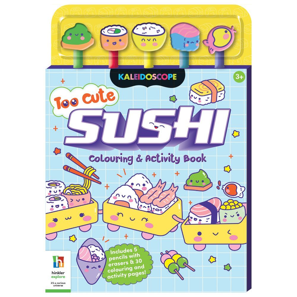 Too Cute Sushi Colouring and Activity Book