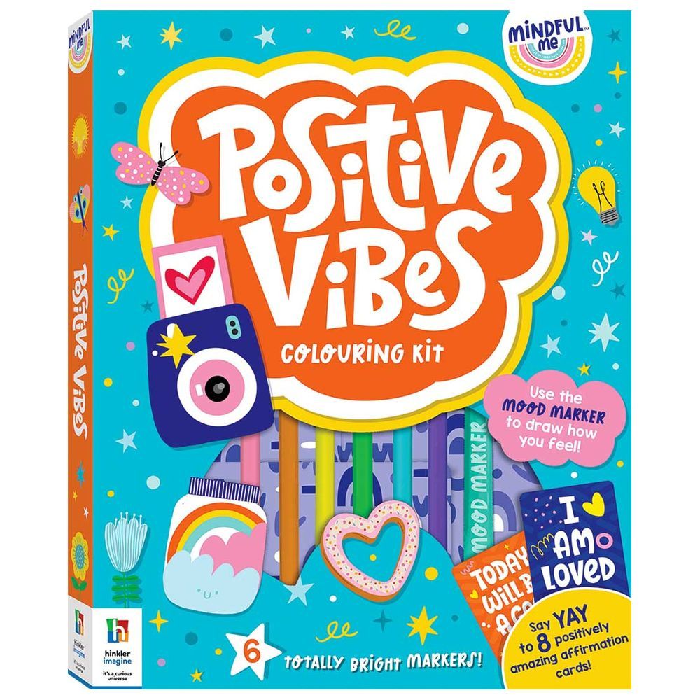 كتاب Mindful Me Positive Vibes Colouring Kit