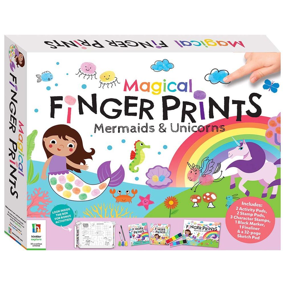 مجموعة تلوين Magical Finger Prints Kit