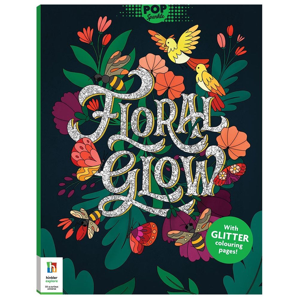 Pop Sparkle: Floral Glow Colouring Book