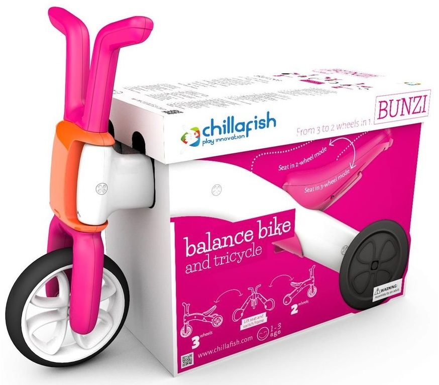 Chillafish - Bunzi 2-in-1 Gradual Balance Bike (Pink)